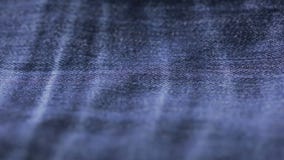 Textura de los tejanos Copos de maíz Primer del dril de algodón almacen de video Textura de los tejanos Copos de maíz Primer del dril de algodón almacen de video
