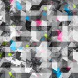 Textura inconsútil geométrica del Grunge ilustración del vector Textura inconsútil geométrica del Grunge ilustración del vector