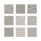 Textura inconsútil - pared de piedra stock de ilustración Textura inconsútil - pared de piedra stock de ilustración
