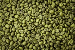 Textura verde de los granos de café Ciérrese encima de la visión, visión superior imagen de archivo Textura verde de los granos de café Ciérrese encima de la visión, visión superior imagen de archivo