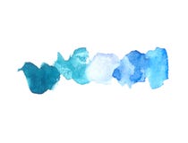 Texture abstraite d'aquarelle avec les taches et les courses peintes Fond artistique sensible Mélange de couleurs bleues Photographie stock libre de droits Texture abstraite d'aquarelle avec les taches et les courses peintes Fond artistique sensible Mélange de couleurs bleues Photographie stock libre de droits
