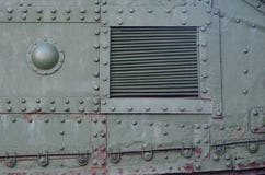 Texture de mur latéral de réservoir, faite de métal et renforcée avec une multitude de boulons et de rivets image libre de droits Texture de mur latéral de réservoir, faite de métal et renforcée avec une multitude de boulons et de rivets image libre de droits