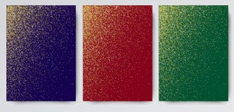 Texture de scintillement d'or d'isolement sur le bleu rouge vert Couleur ambre de particules Fond de célébration illustration de vecteur Texture de scintillement d'or d'isolement sur le bleu rouge vert Couleur ambre de particules Fond de célébration illustration de vecteur