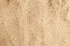 Texture For 3D. Beach Sand Top View. Dunes / Sand Beach Texture Background. Copy Space. Background Use For Multipurpose Shape And Royalty Free Stock Image