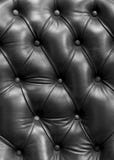 Texture Of Black Leather Stock Image