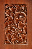 Texture Of Carved Wood Stock Photo