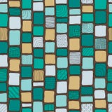 Texture sans couture de briques tribales de style de patchwork, couleurs en pastel illustration libre de droits Texture sans couture de briques tribales de style de patchwork, couleurs en pastel illustration libre de droits