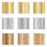 Texturer av metall stock illustrationer Texturer av metall stock illustrationer