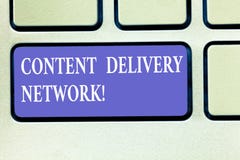 Textzeichen, das Content Delivery Network zeigt Begriffsfoto geographisch zerstreute Netz von Proxy-Server Tastatur lizenzfreie stockfotografie Textzeichen, das Content Delivery Network zeigt Begriffsfoto geographisch zerstreute Netz von Proxy-Server Tastatur lizenzfreie stockfotografie