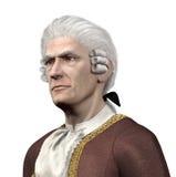 17th Century Gentleman Portrait. Portrait of a 17th century gentleman - 3d render with digital painting vector illustration 17th Century Gentleman Portrait. Portrait of a 17th century gentleman - 3d render with digital painting vector illustration
