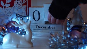 5th December date blocks advent calendar