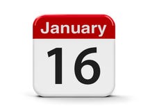 16th January. Calendar web button - The Sixteenth of January - Religious Freedom Day, three-dimensional rendering, 3D illustration stock illustration 16th January. Calendar web button - The Sixteenth of January - Religious Freedom Day, three-dimensional rendering, 3D illustration stock illustration