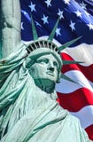 4th of July Liberty and flag royalty free stock photography 4th of July Liberty and flag royalty free stock photography