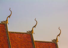 Thai art on roof Church at Thai temple stock photos Thai art on roof Church at Thai temple stock photos