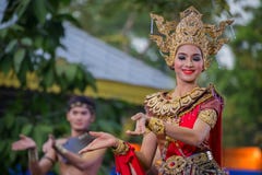 Thai Culture Festival in Bangkok, Thailand royalty free stock images Thai Culture Festival in Bangkok, Thailand royalty free stock images