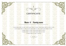 Thai elegant art frame, certificate design template. Royalty Free Stock Photography Thai elegant art frame, certificate design template. Royalty Free Stock Photography