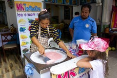 Thai fried ice-cream maker