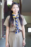 Thailändische Lehrerpfadfinderinnen lizenzfreie stockfotografie Thailändische Lehrerpfadfinderinnen lizenzfreie stockfotografie