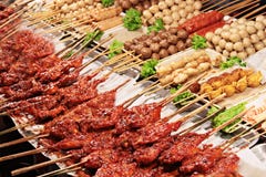 Thailändische Straßennahrung Stockbild Thailändische Straßennahrung Stockbild
