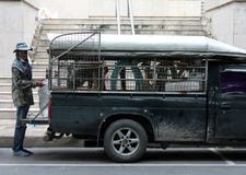 Thailändsk arbetare arkivbilder Thailändsk arbetare arkivbilder