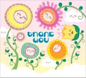 Thank you card stock illustration Thank you card stock illustration