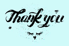 Thank You handwritten inscription. Hand drawn lettering. Thank You calligraphy. Thank you card. Vector illustration. vector illustration Thank You handwritten inscription. Hand drawn lettering. Thank You calligraphy. Thank you card. Vector illustration. vector illustration