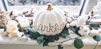 Thankful Gratitude Thanksgiving Autumn Pumpkin