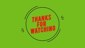 Thanks For Watching Animated Text With Green Screen Stock Footage Video Of Communication Comment