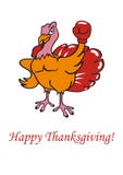 Cartoon character turkey stock illustration Cartoon character turkey stock illustration