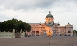 The Ananta Samakhom Throne Hall In Thai Royal Dusit Palace, Bang Stock Photo The Ananta Samakhom Throne Hall In Thai Royal Dusit Palace, Bang Stock Photo
