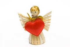 The Angel With Heart Stock Photography