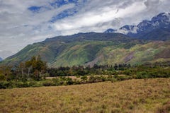 The Baliem Valley Is A High Mountain Valley Royalty Free Stock Photos