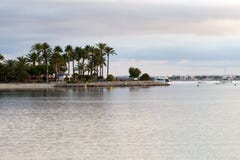 The Beach With The Evening-time In Alcudia Stock Photos The Beach With The Evening-time In Alcudia Stock Photos