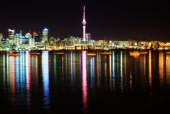 The Beautiful Auckland Skyline Stock Photography