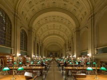 The Boston Public Library Stock Photography