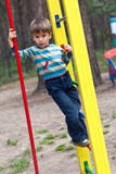 The Boy On A Children S Playground Stock Images The Boy On A Children S Playground Stock Images