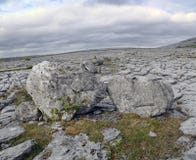 The Burren Boulders Stock Photos