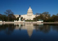 The Capitol Building In DC Royalty Free Stock Image