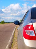 The Car Is On The Road Stock Images The Car Is On The Road Stock Images