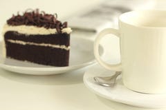 The Chocolate Cake Stock Image The Chocolate Cake Stock Image