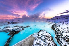 The Famous Blue Lagoon Near Reykjavik, Iceland Stock Image The Famous Blue Lagoon Near Reykjavik, Iceland Stock Image