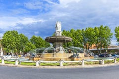 The Fontaine De La Rotonde Fountain Royalty Free Stock Images