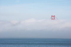 The Golden Gate Bridge In The Morning Fog Stock Photo