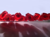 The Grains Of A Pomegranate Royalty Free Stock Photos