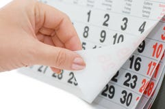 The Hand Overturns Calendar Sheet Royalty Free Stock Photo The Hand Overturns Calendar Sheet Royalty Free Stock Photo