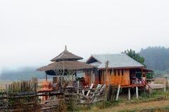 The Homestay In Countryside. Stock Photo