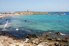 The Island Tabarca Royalty Free Stock Images The Island Tabarca Royalty Free Stock Images