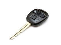 The Key From The Car With Buttons Royalty Free Stock Photo