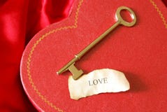 The Key To My Heart Stock Photography The Key To My Heart Stock Photography