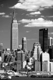 The Mid-town Manhattan Skyline Stock Photo